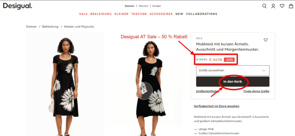 Desigual AT Sale – 50 % Rabatt auf alles.