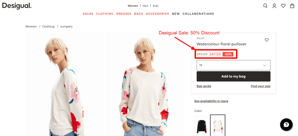 Desigual UK Women Sale - Up To 50% Off.